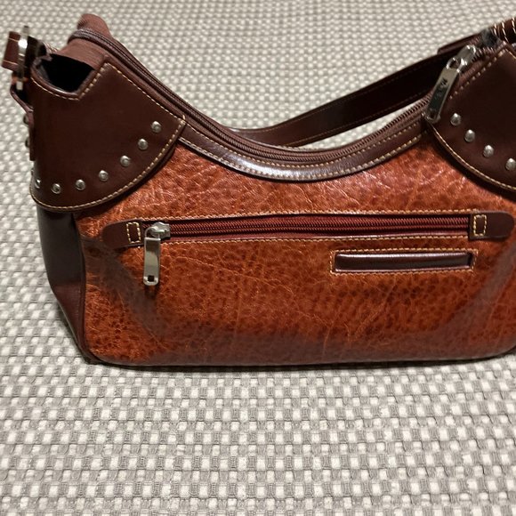 MC 2 Tone Brown Handbag - Picture 4 of 15